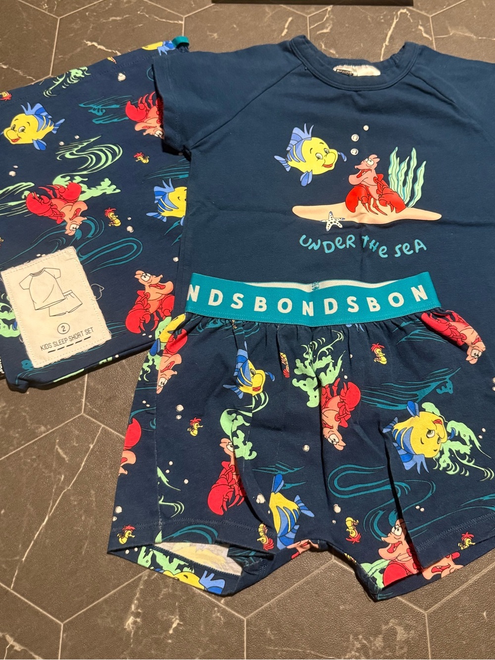 Bonds Navy Under the Sea Swim Set with Bright Multicolor Prints